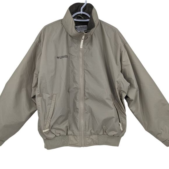 NWOT Men's Vintage 2008 COLUMBIA Falmouth Parka Insulated Bomber Jacket Khaki M - Picture 1 of 9